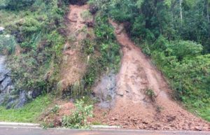 Jaraguá do Sul e Corupá registram deslizamentos de terra