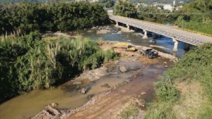 Prefeitura inicia obra de contenção de margens no Rio Itapocu em Nereu Ramos