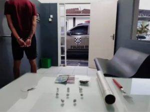 Homem é preso traficando cocaína em Jaraguá do Sul