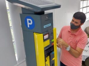 Novo estacionamento rotativo de Jaraguá traz melhorias ao sistema