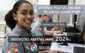 Jaraguá do Sul: Colégio Militar abre inscrições para o ano de 2024