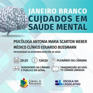Janeiro Branco tem ações alusivas à saúde mental