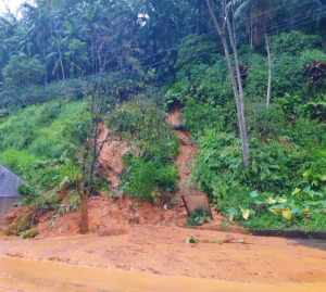 Jaraguá do Sul registra pontos de alagamento e deslizamento de terra