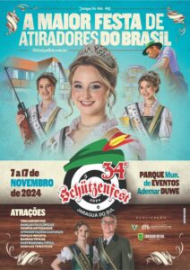 Montagem de estrutura para 34ª Schützenfest já iniciou