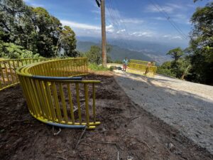 Instalação de proteções nos mirantes do Morro Boa Vista