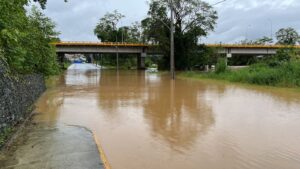 Chuva forte causa transtornos pontuais em Jaraguá do Sul